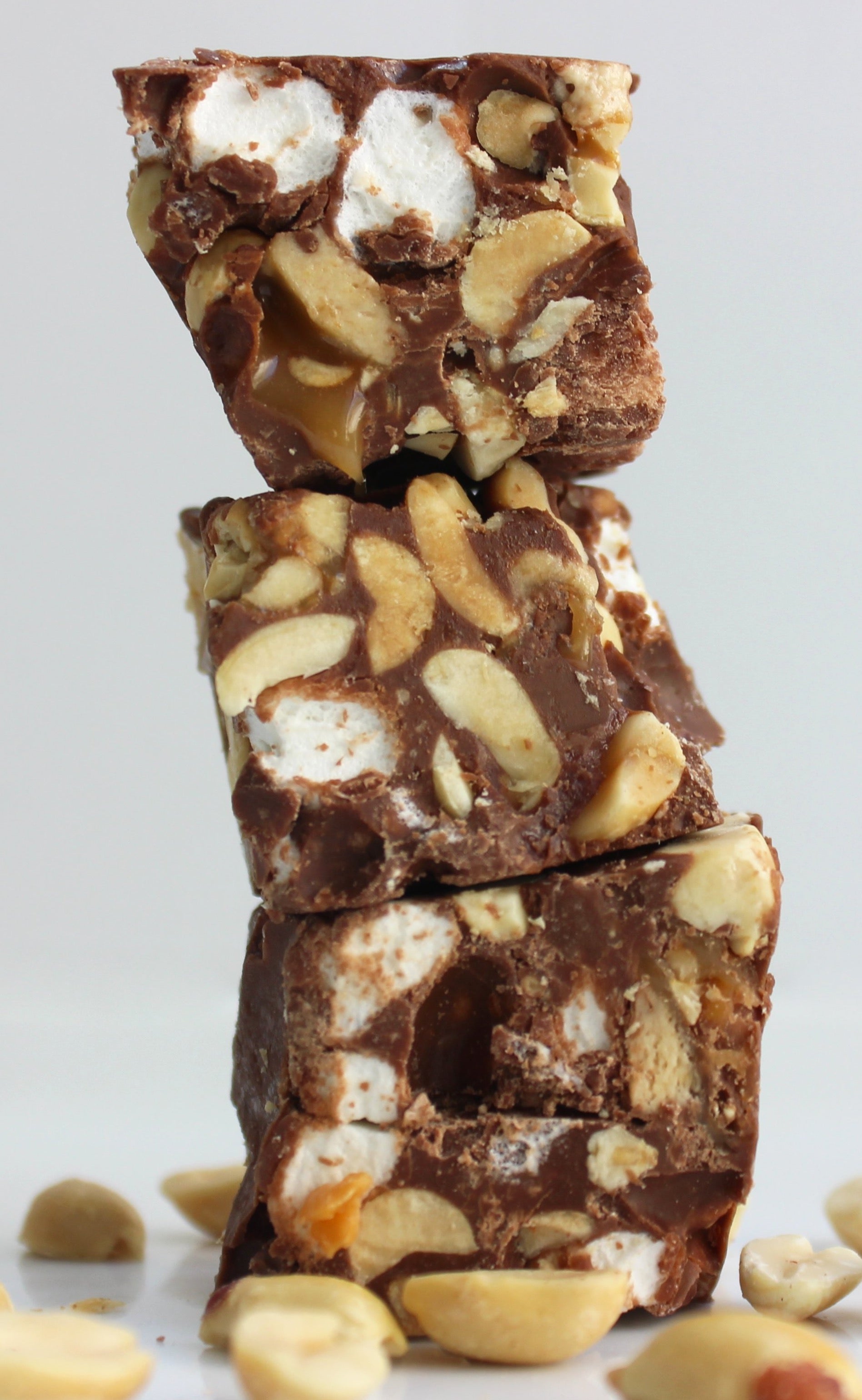 rocky road chocolate square (gluten free)